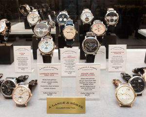 – 25th Anniversary of the Lange 1 –<br /> The brand’s newest watches were on display, including the Lange 1 “25th Anniversary” limited edition, as well as an exhibition of vintage pieces
