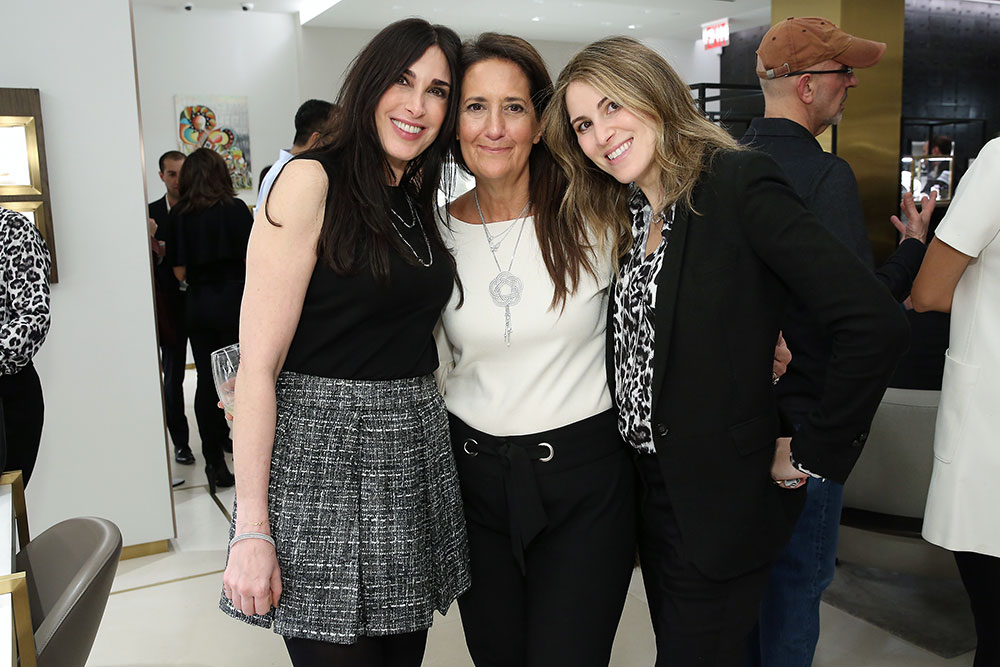 Cellini Jewelers staff from left: Marcelle Harari, Rachelle Marcus and Claudette Adams-Levy
