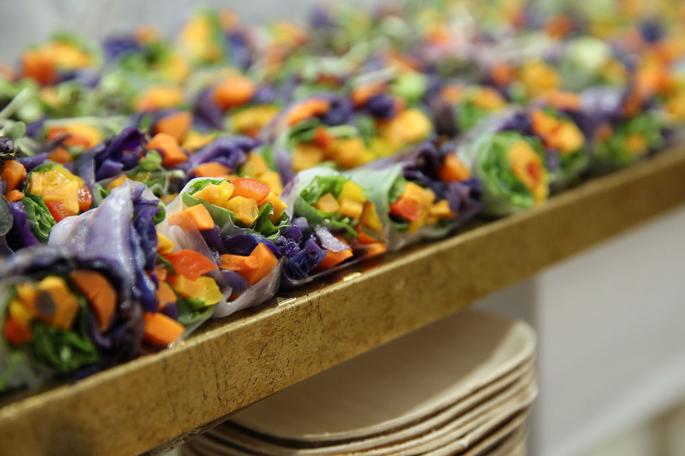 Colorful spring rolls