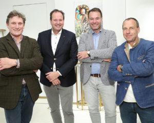 From left: Stephen Forsey, Tim Grönefeld, Bart Grönefeld, and Denis Flageollet