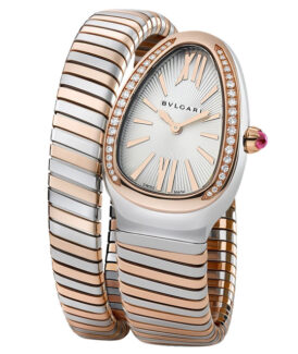 Serpenti Steel and Gold Single Spiral