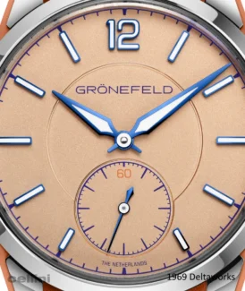 Grönefeld 1969 Deltaworks Salmon Orange Watch