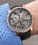 arnold & son nebula watch on wrist