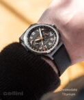 Angelus - CHRONODATE Titanium Black Dial