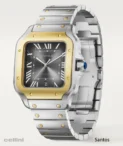 Cartier Santos Steel Gold Watch