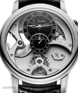 Romain Gauthier Insight Micro-Rotor Black Dial Platinum Watch