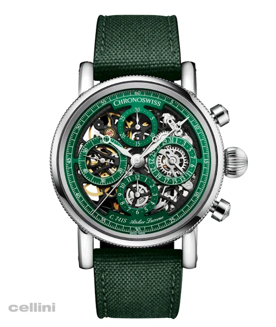 Chronoswiss - Opus Titanium - CH-7543T.1S-DGR Titanium watch