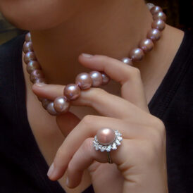 Pink Pearl Necklace