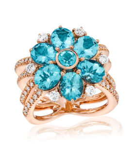 Apatite Flower Ring