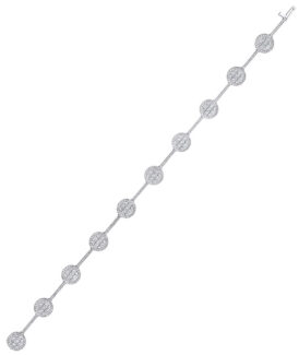 Diamond Disc Bracelet