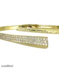 Yellow Gold Diamond Bangle