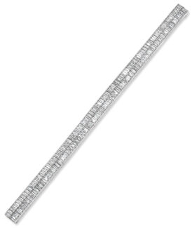 Invisibly Set Crisscut Diamond Bracelet