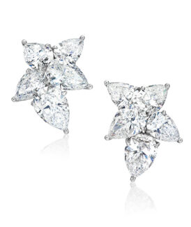 Diamond Cluster Earrings