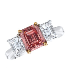 Pink Diamond Ring