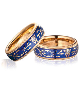 Forget-Me-Not Yellow Gold Ring