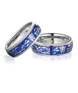 Forget-Me-Not White Gold Ring