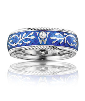 Forget-Me-Not White Gold Ring