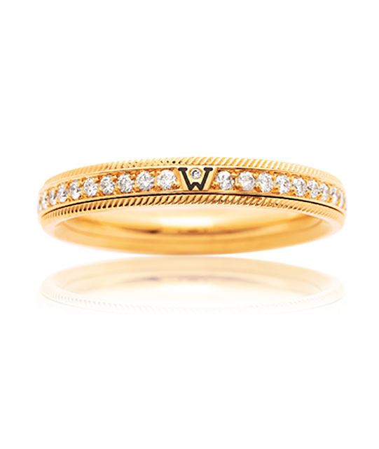 Diamond Julie Yellow Gold Ring