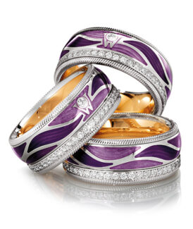 Purple Wings Ring