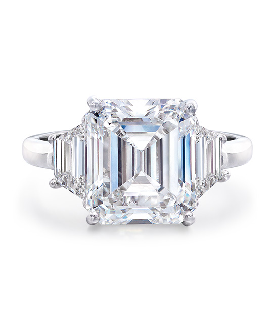 Emerald Cut Diamond Ring