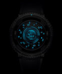 mb&f hm7 aquapod waterproof watch glowing