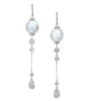 South Sea Pearl Drop Earrings