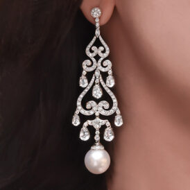 South Sea Pearl Chandelier Earrings