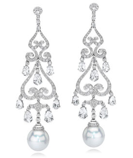 South Sea Pearl Chandelier Earrings