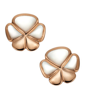 White Kogolong Viola Earrings
