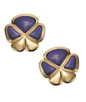 Lavender Jade Viola Earrings