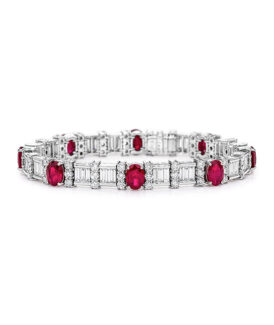 Ruby and Diamond Bracelet