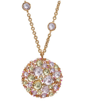 Multi-Gemstone Pendant Necklace