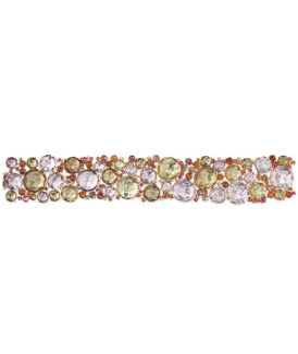 Rose-Cut Multi-Gemstone Bracelet