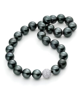 Black Tahitian Pearl Necklace