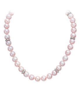 Pink Kasumiga Pearl Necklace