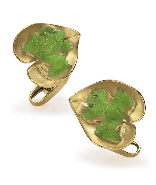 Frog on a Lilypad Cufflinks