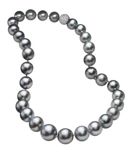 Gray Tahitian Pearl Necklace
