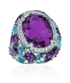 Amethyst and Blue Topaz Ring | CELLINI | CELLINI JEWELERS