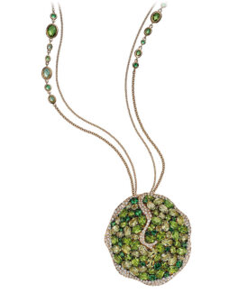 Verdant Gemstone Pendant