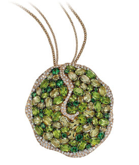 Verdant Gemstone Pendant