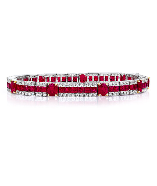 Ruby and Diamond Bracelet