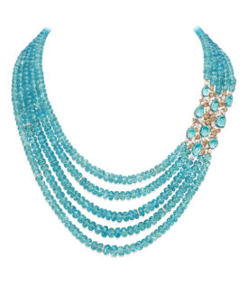 Beaded Apatite Necklace