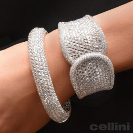 Rose-Cut Diamond Cuff