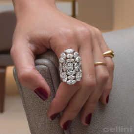 Multi-Shaped Diamond Ring