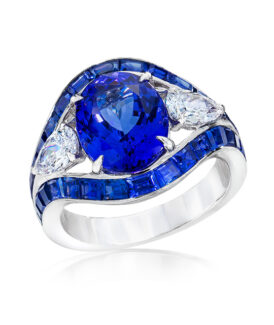 Tanzanite Eye Ring