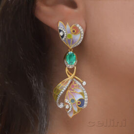 Colorful Little Petals Earrings