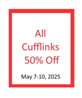 All CUFFLINKS ARE ON SALE