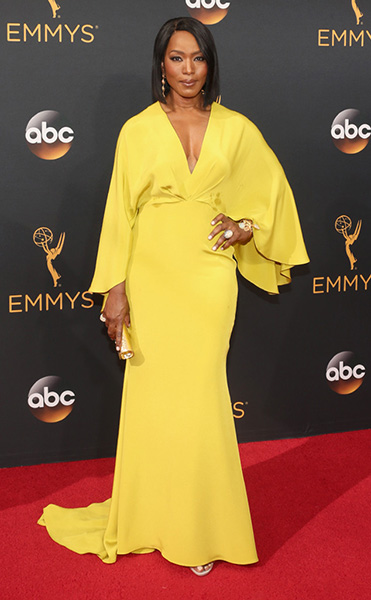 Angela Basset Wears Sutra at the Emmy Awards