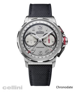 Angelus Chronodate Titanium White Dial