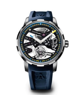 Angelus U41 Tourbillon Skeleton Blue - 0TSBT.U01A